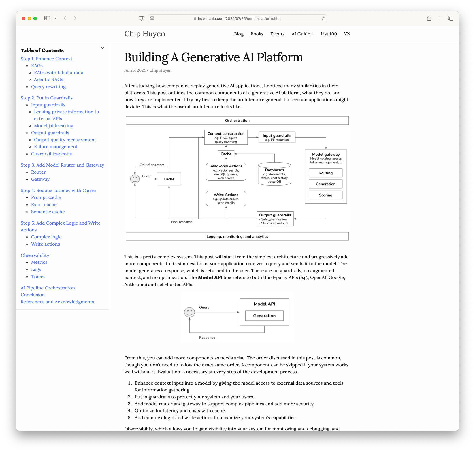 Building A Generative AI Platform