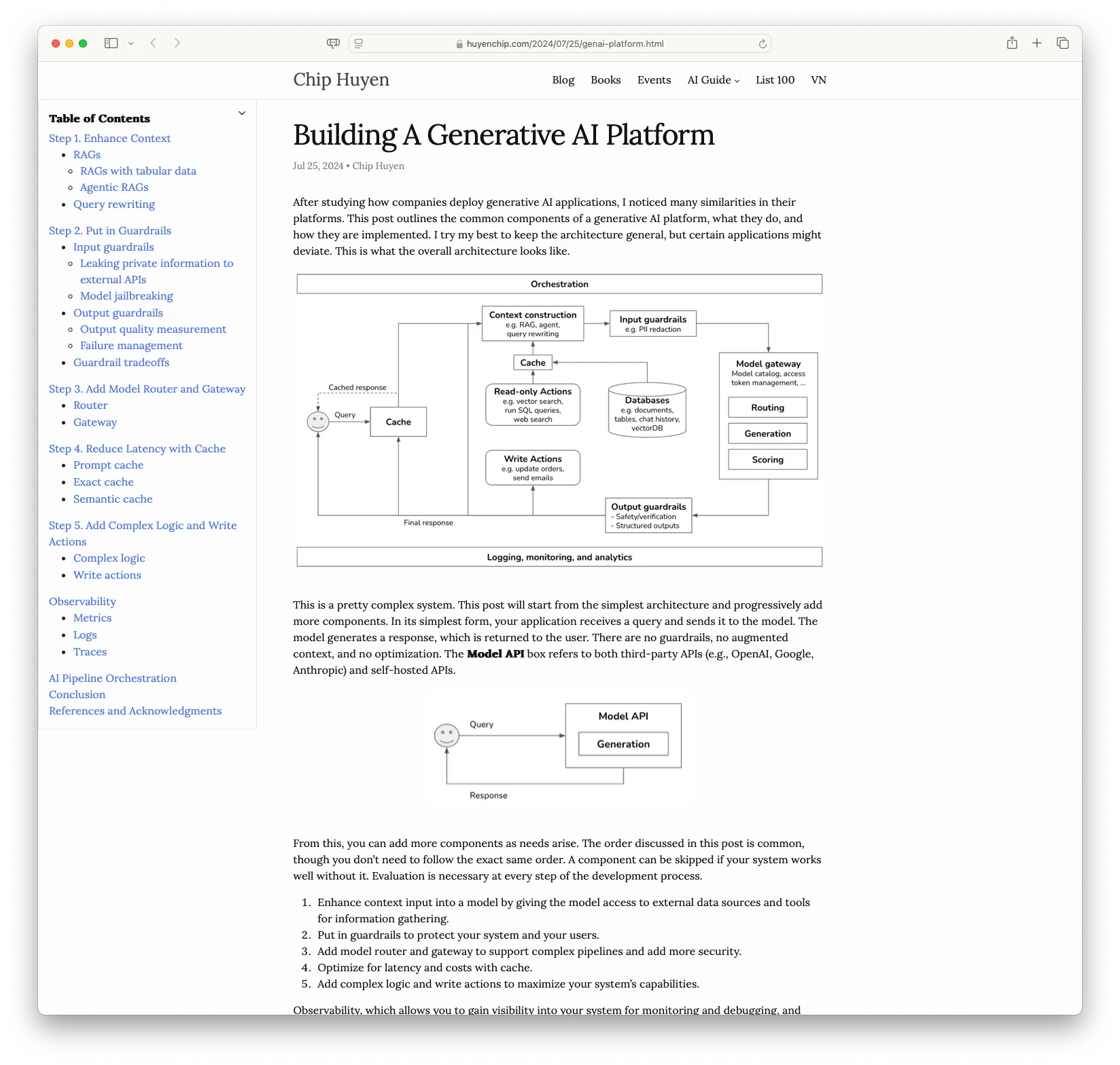 Building A Generative AI Platform