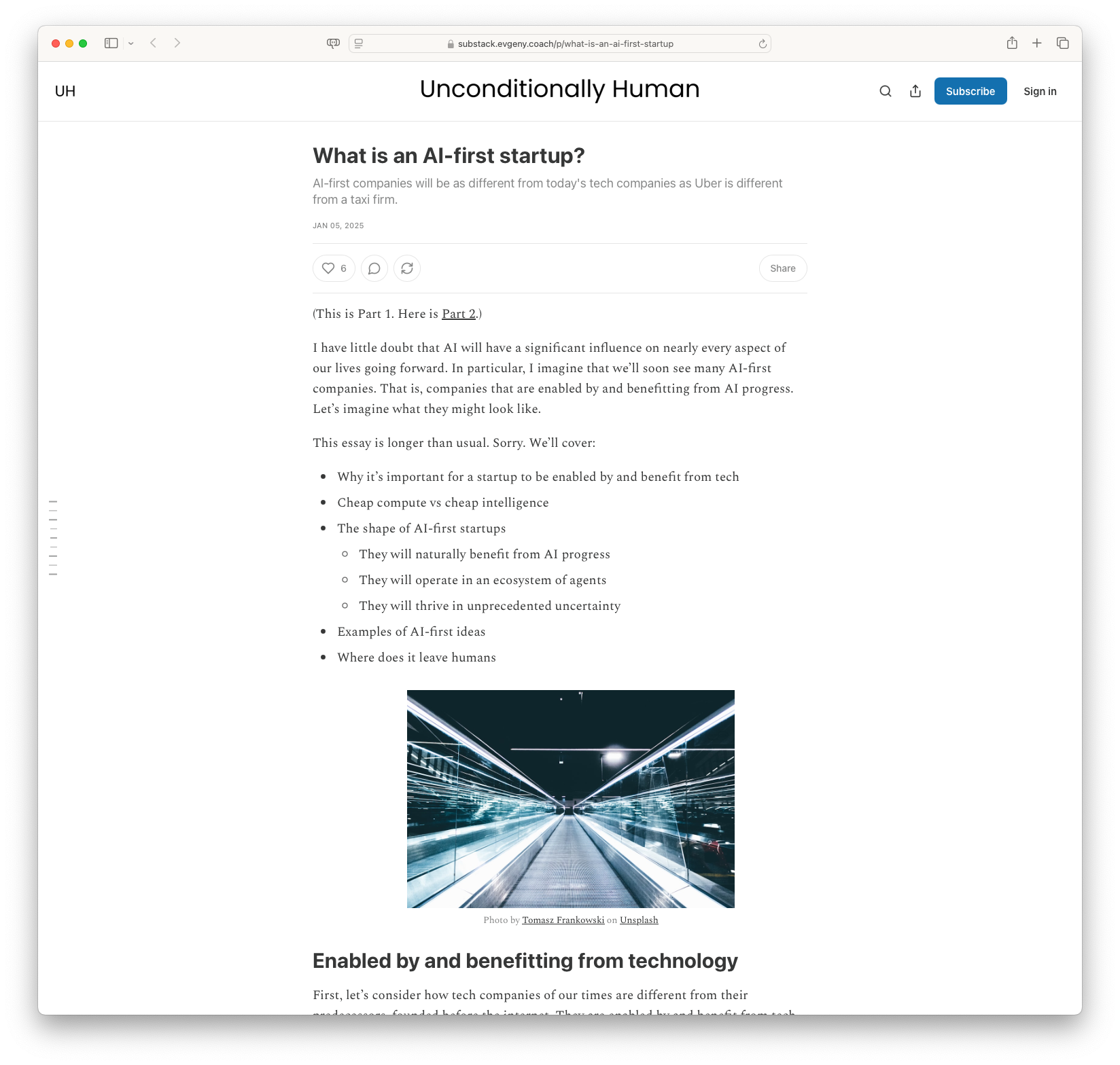What is an AI-first startup?