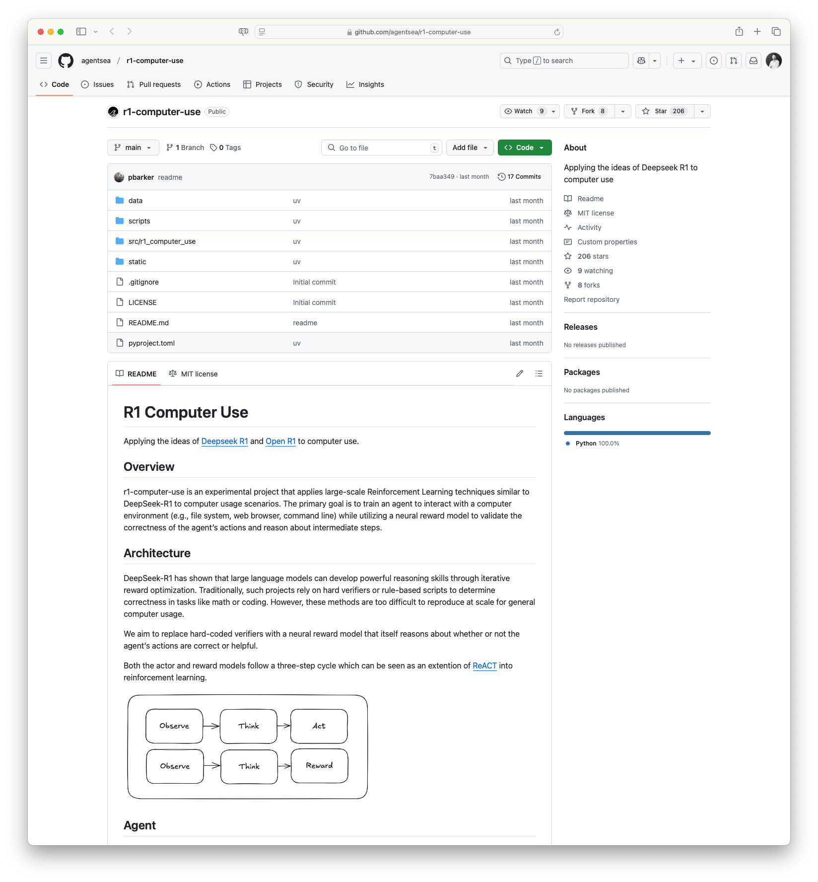 R1 Computer Use: Applying Reinforcement Learning to Computer Use