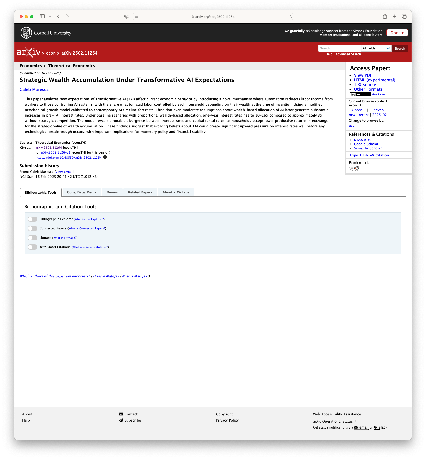 Strategic Wealth Accumulation Under Transformative AI Expectations