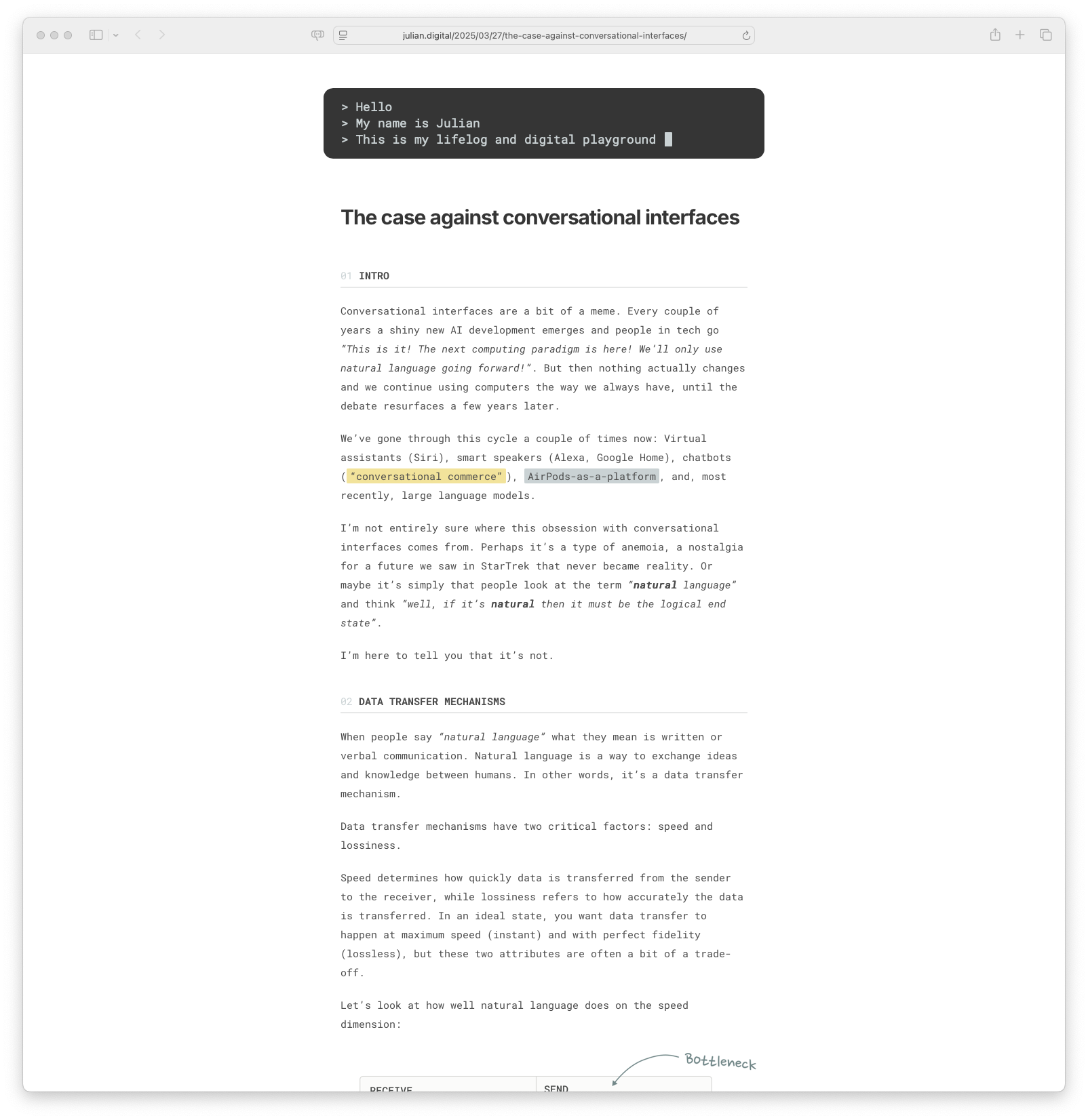 The Case Against Conversational Interfaces