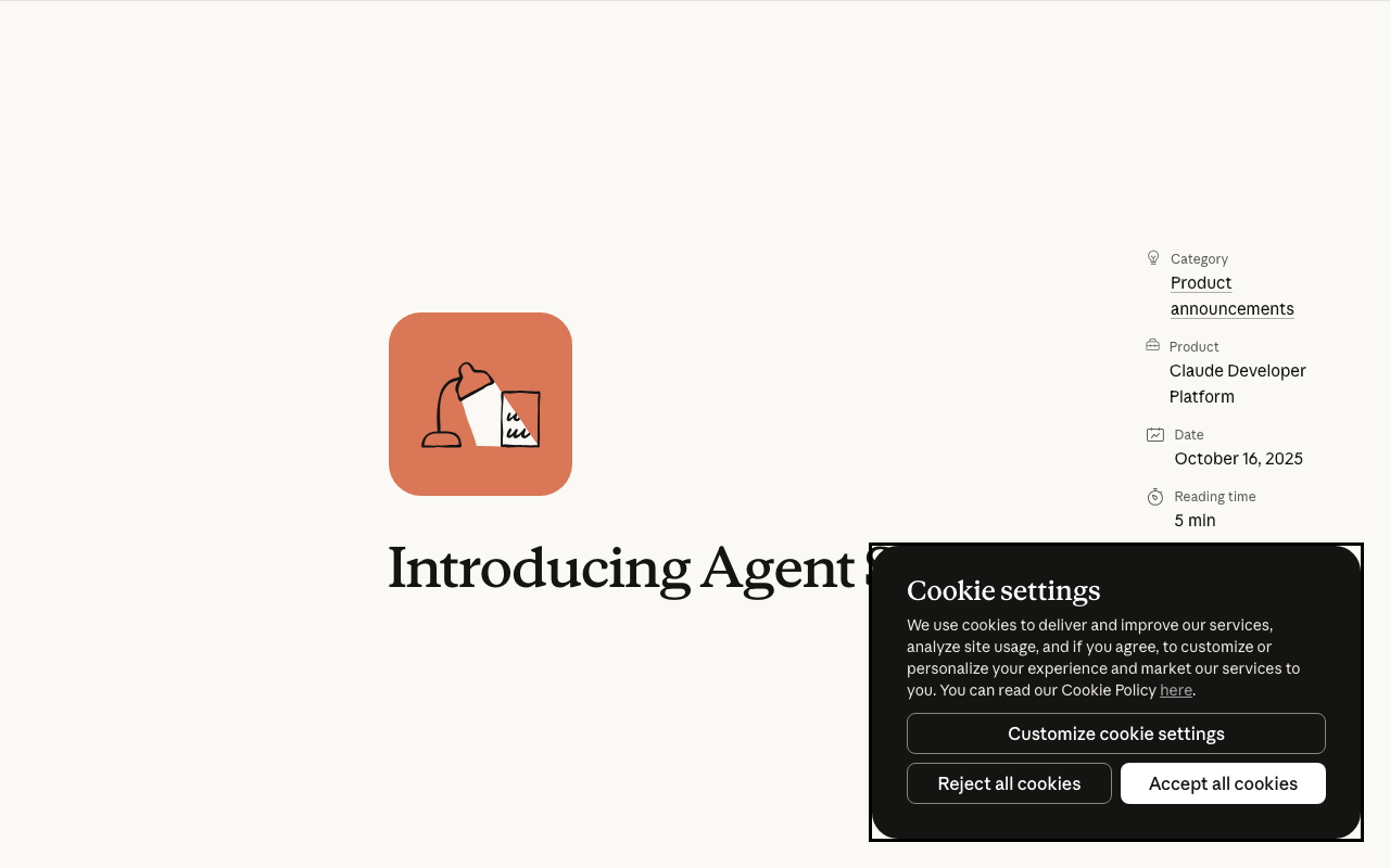 Introducing Agent Skills