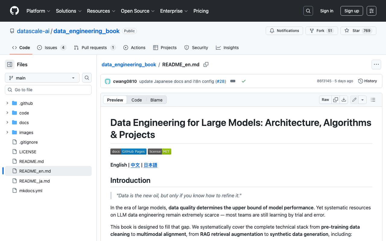 data_engineering_book/README_en.md at main · datascale-ai/data_engineering_book · GitHub
