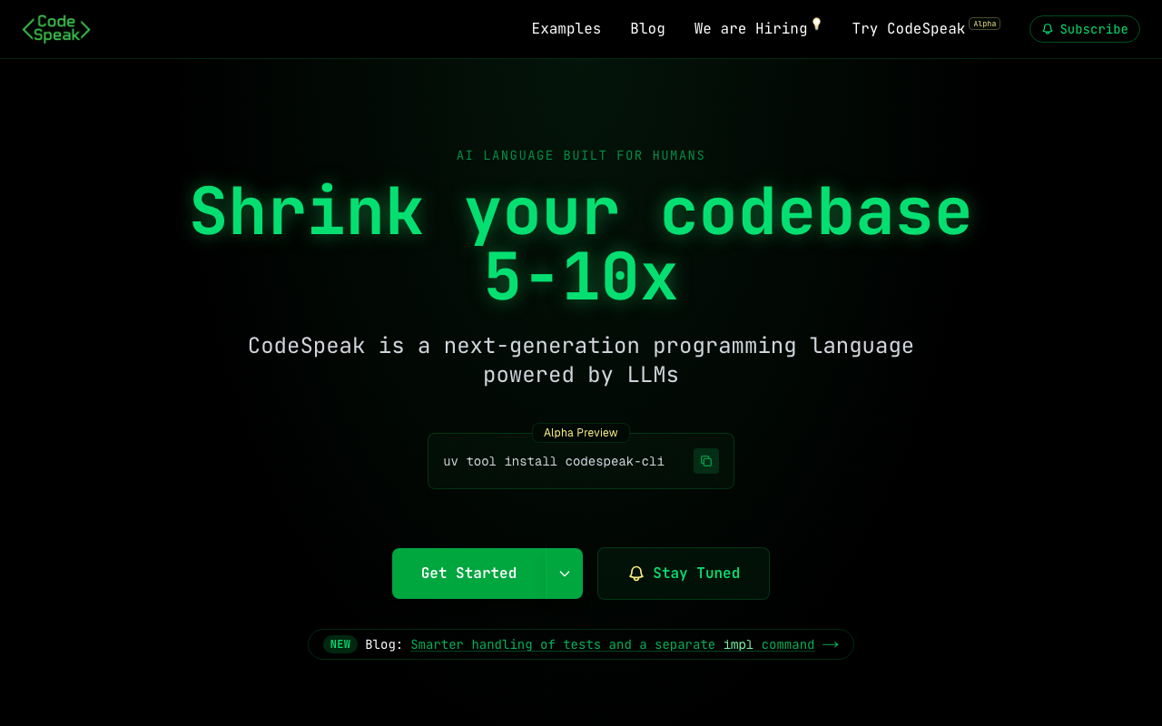 CodeSpeak: Software Engineering with AI