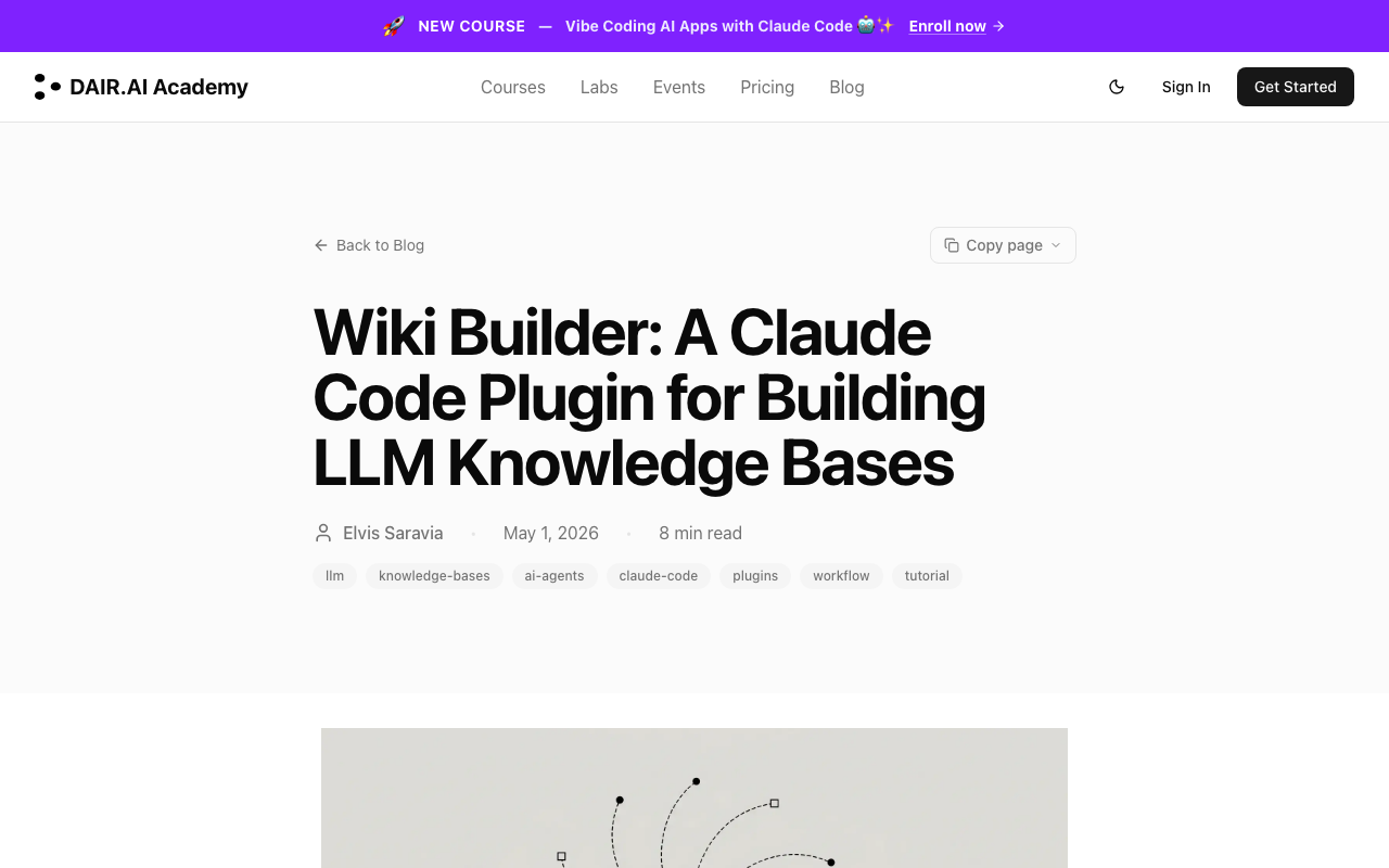 Wiki Builder: a Claude Code plugin for agentic engineering wikis