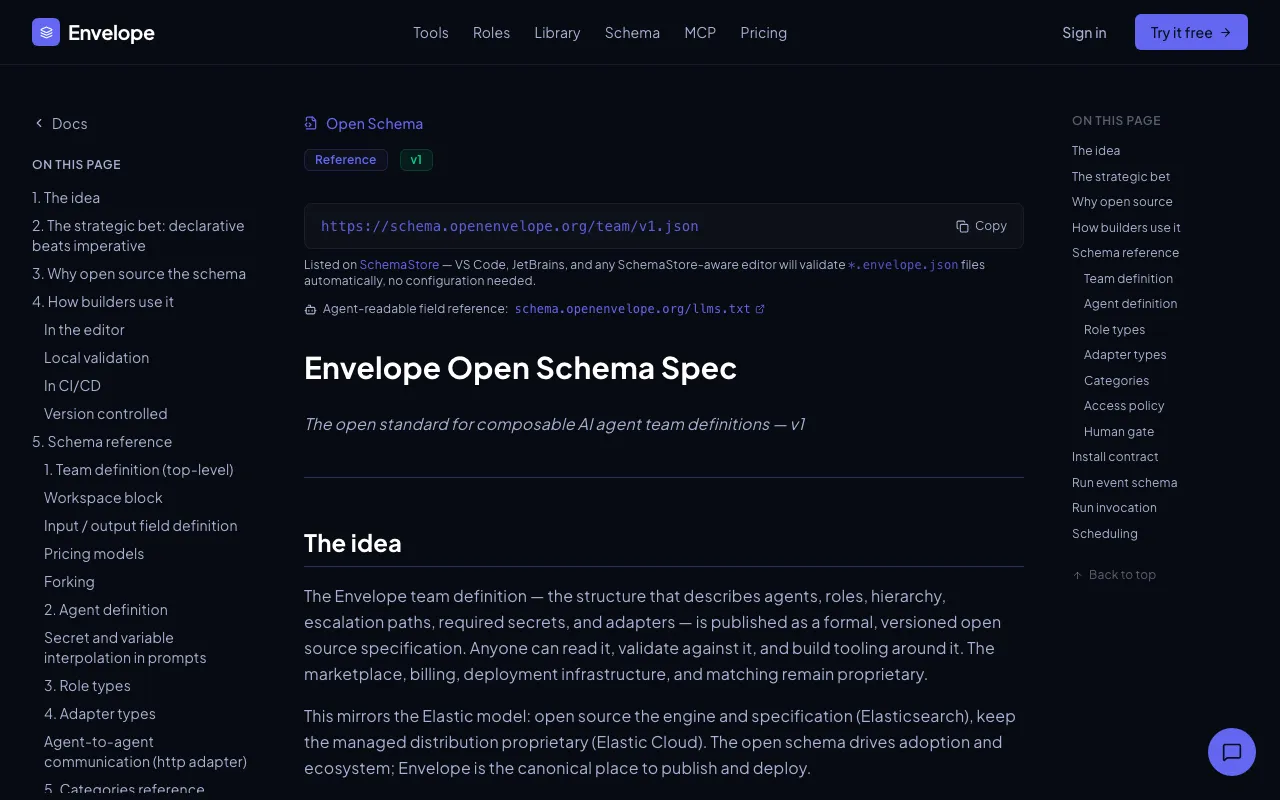Design Your AI Team | Envelope — Multi-Agent Designer