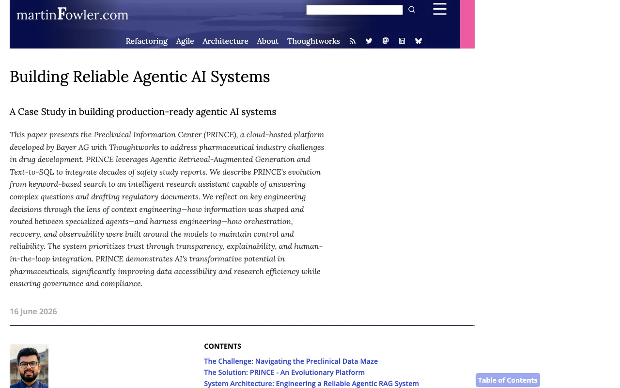 Building Reliable Agentic AI Systems
