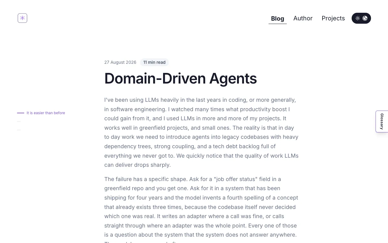 Domain-Driven Agents
