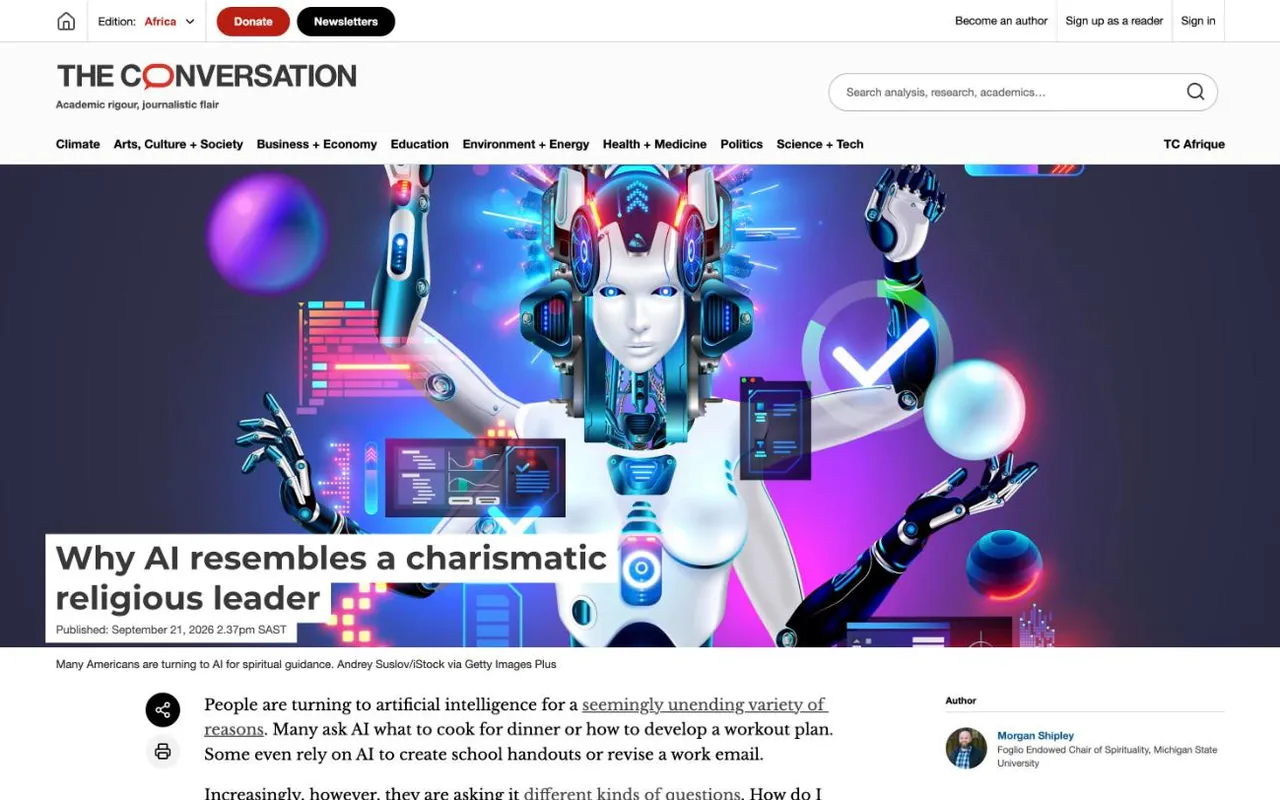 Why AI resembles a charismatic religious leader