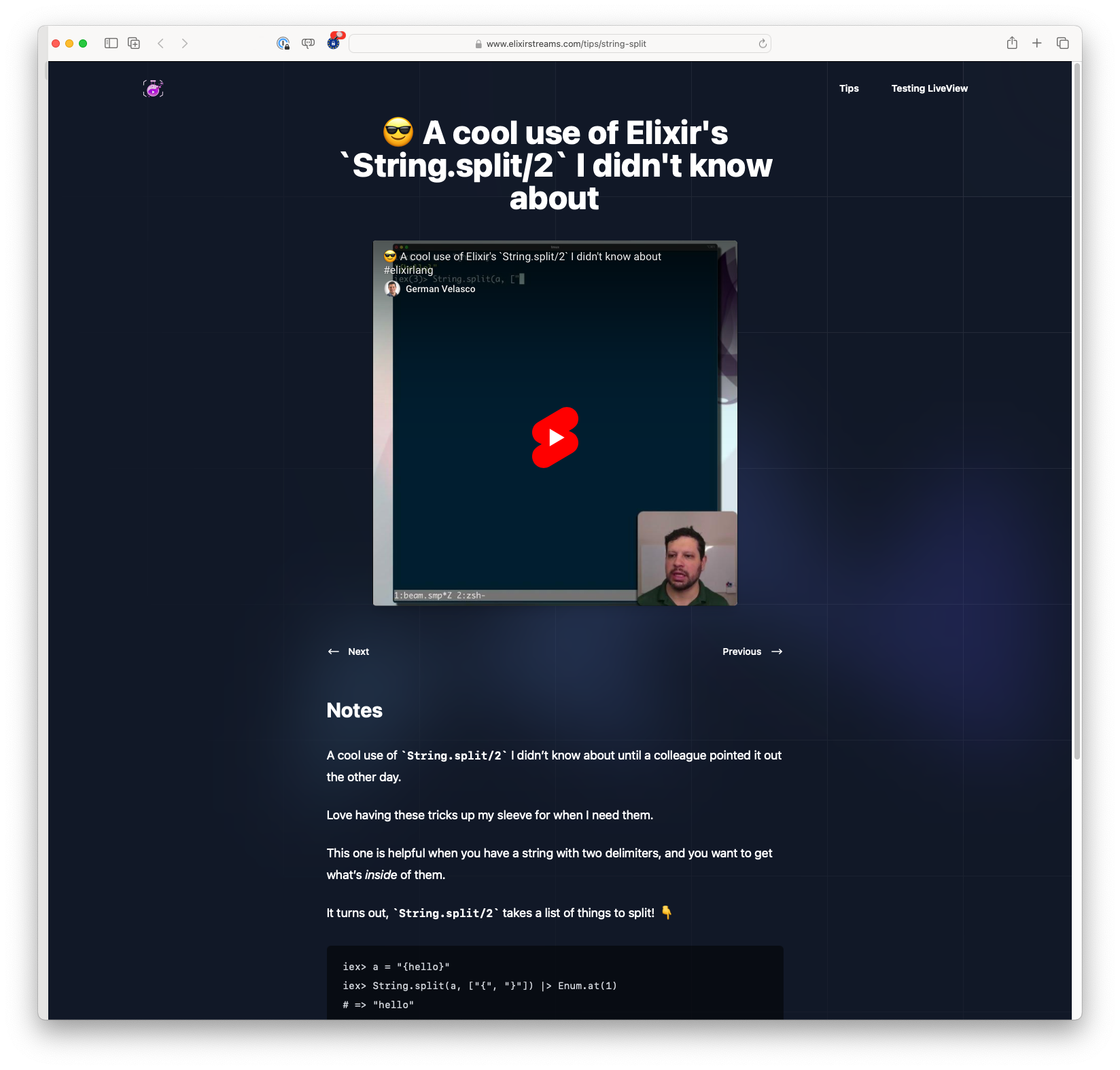 A cool use of Elixir's String.split/2 I didn't know about (elixirstreams.com)