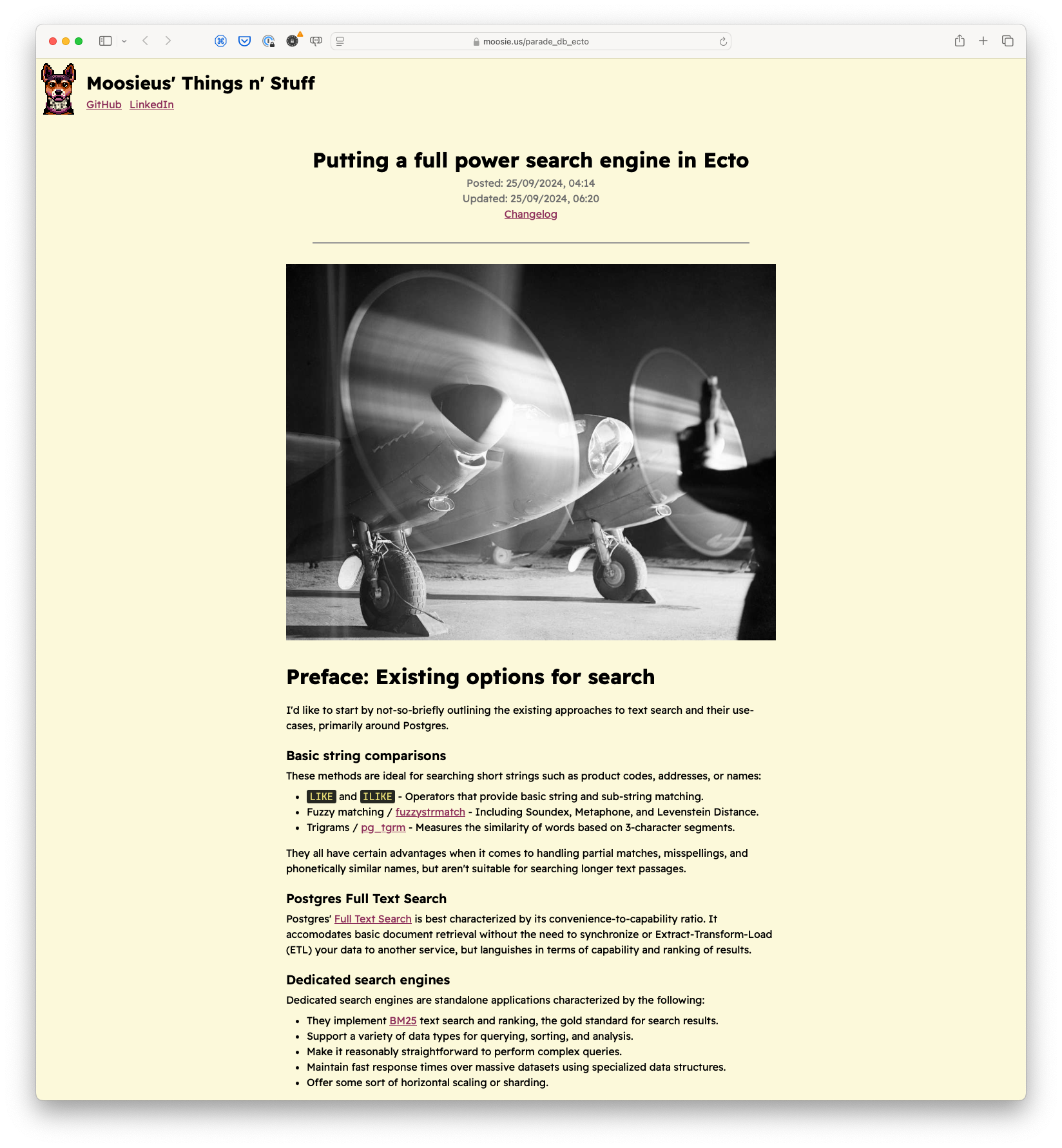 Putting a full power search engine in Ecto