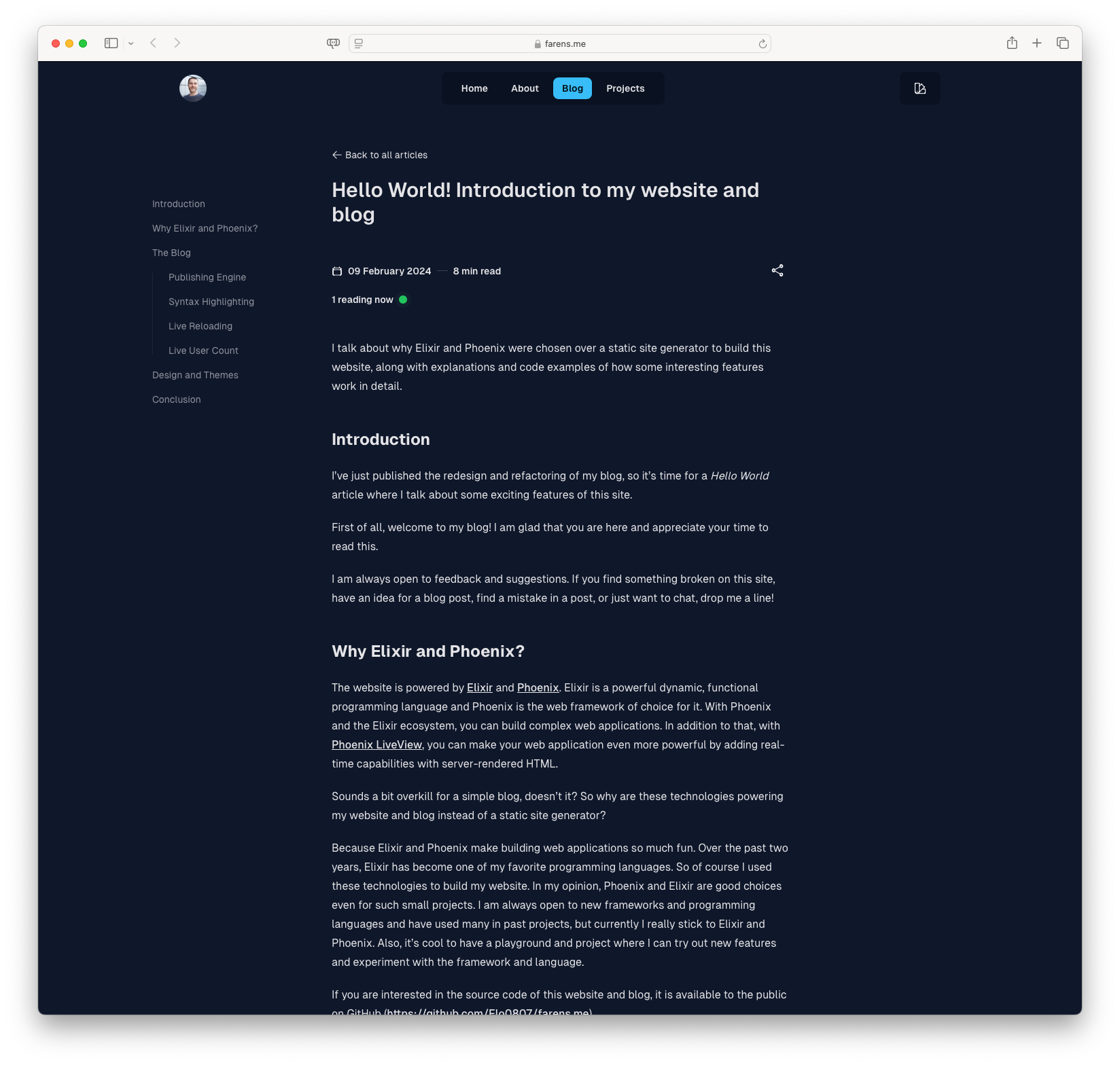 Hello World! Introduction to my website and blog