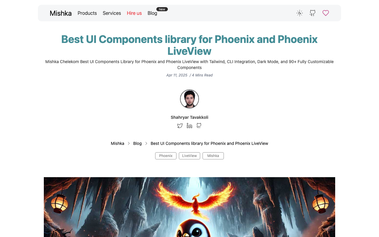 Best UI Components library for Phoenix and Phoenix LiveView