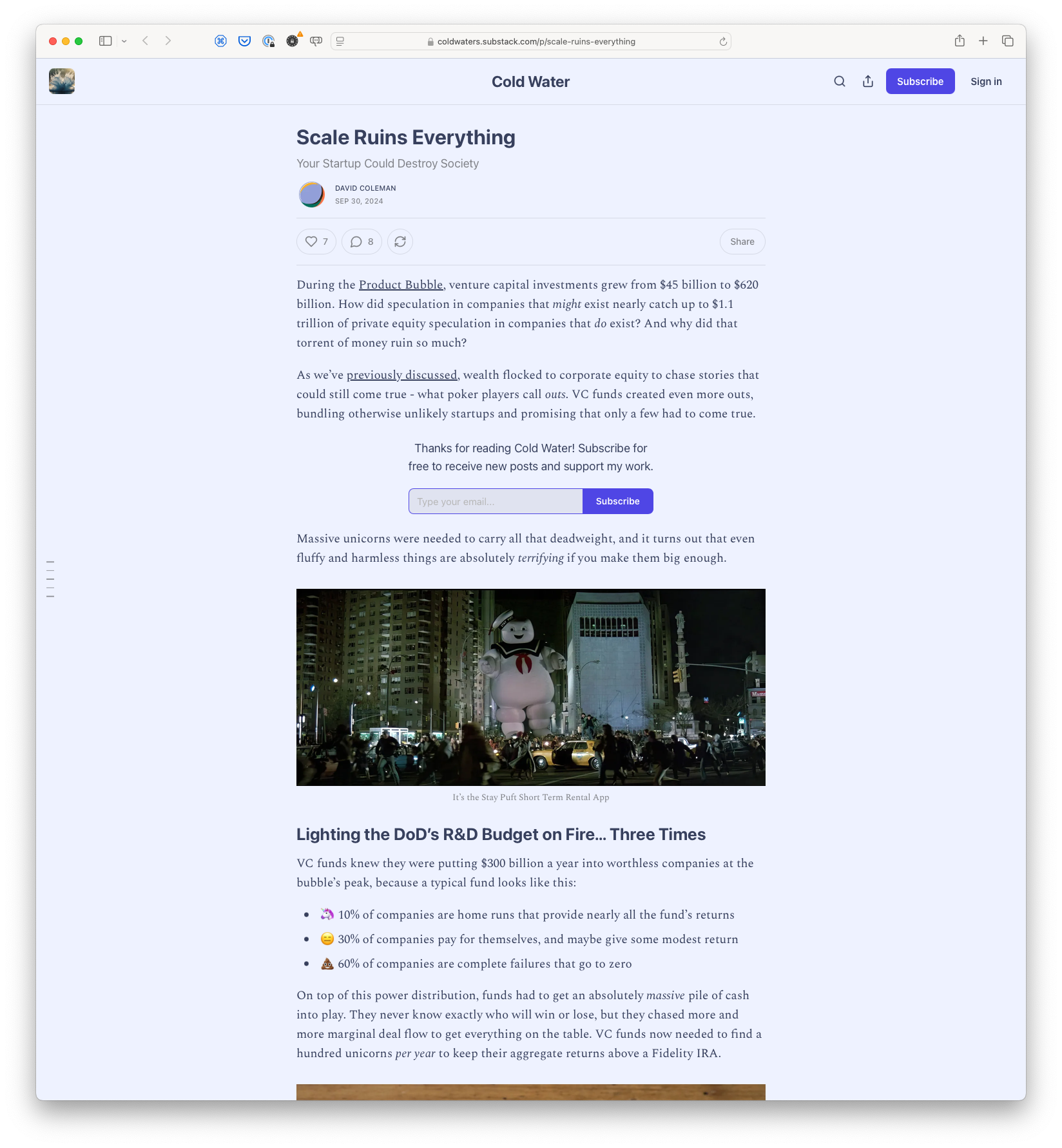 Scale Ruins Everything