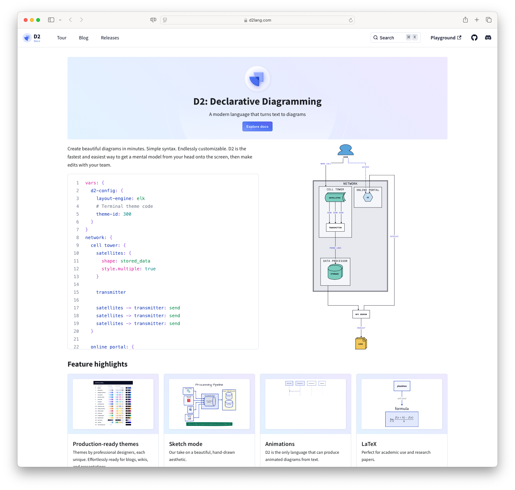 Exploring D2: A Declarative Diagramming Language