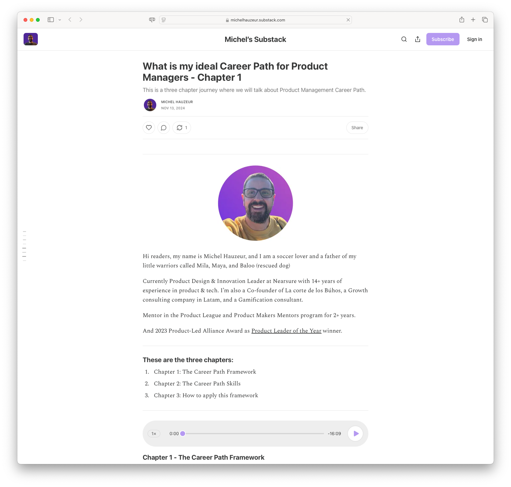 What is my ideal Career Path for Product Managers - Chapter 1