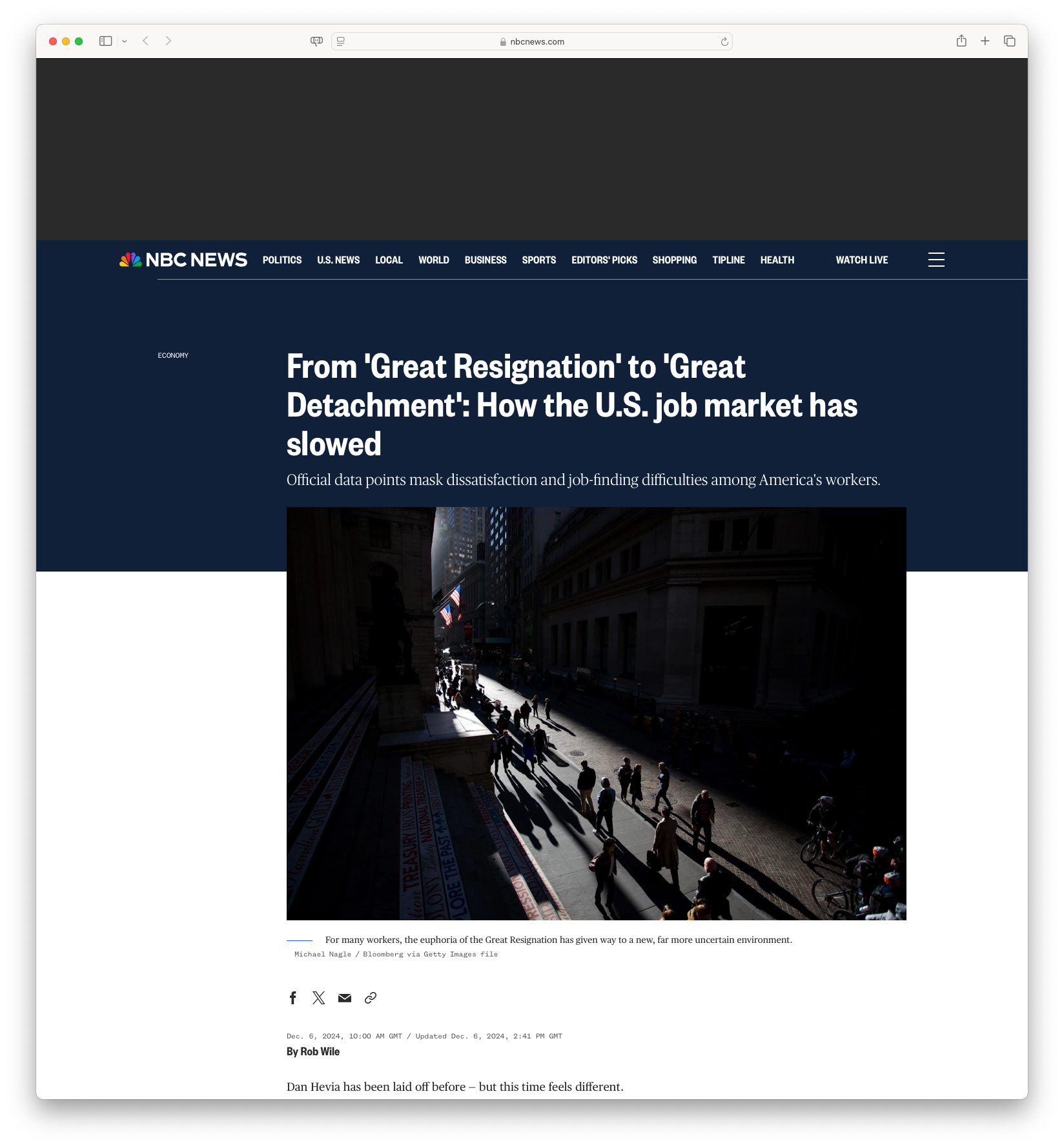 From 'Great Resignation' to 'Great Detachment': How the U.S. job market has slowed