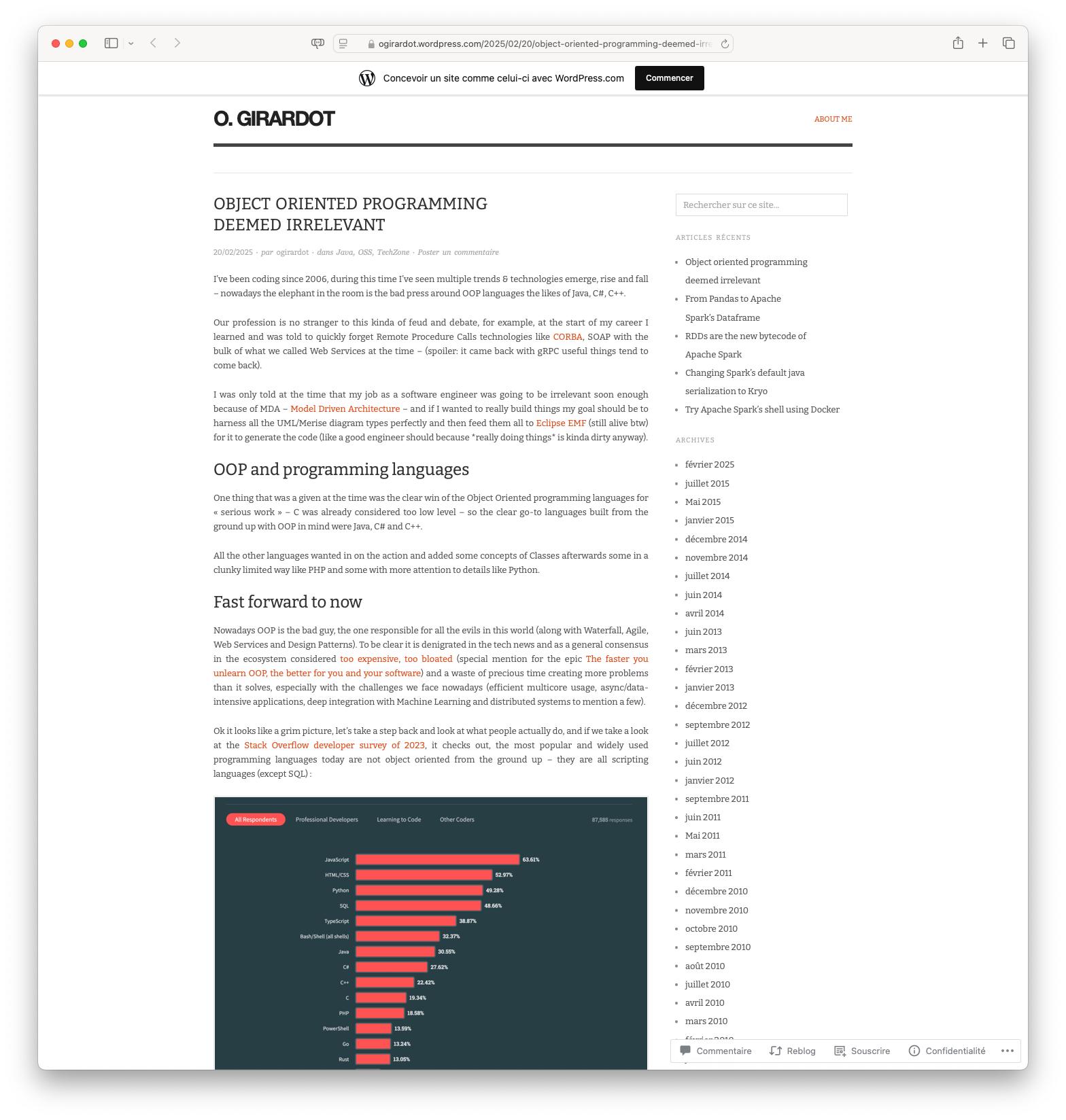 Content from website