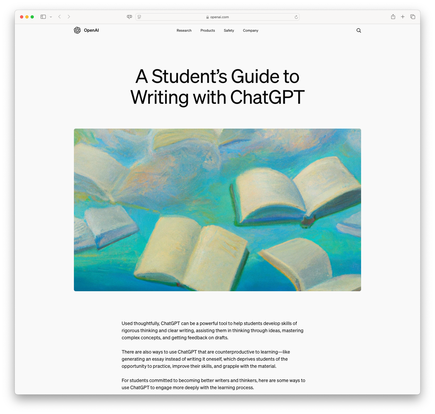 A Student’s Guide to Writing with ChatGPT