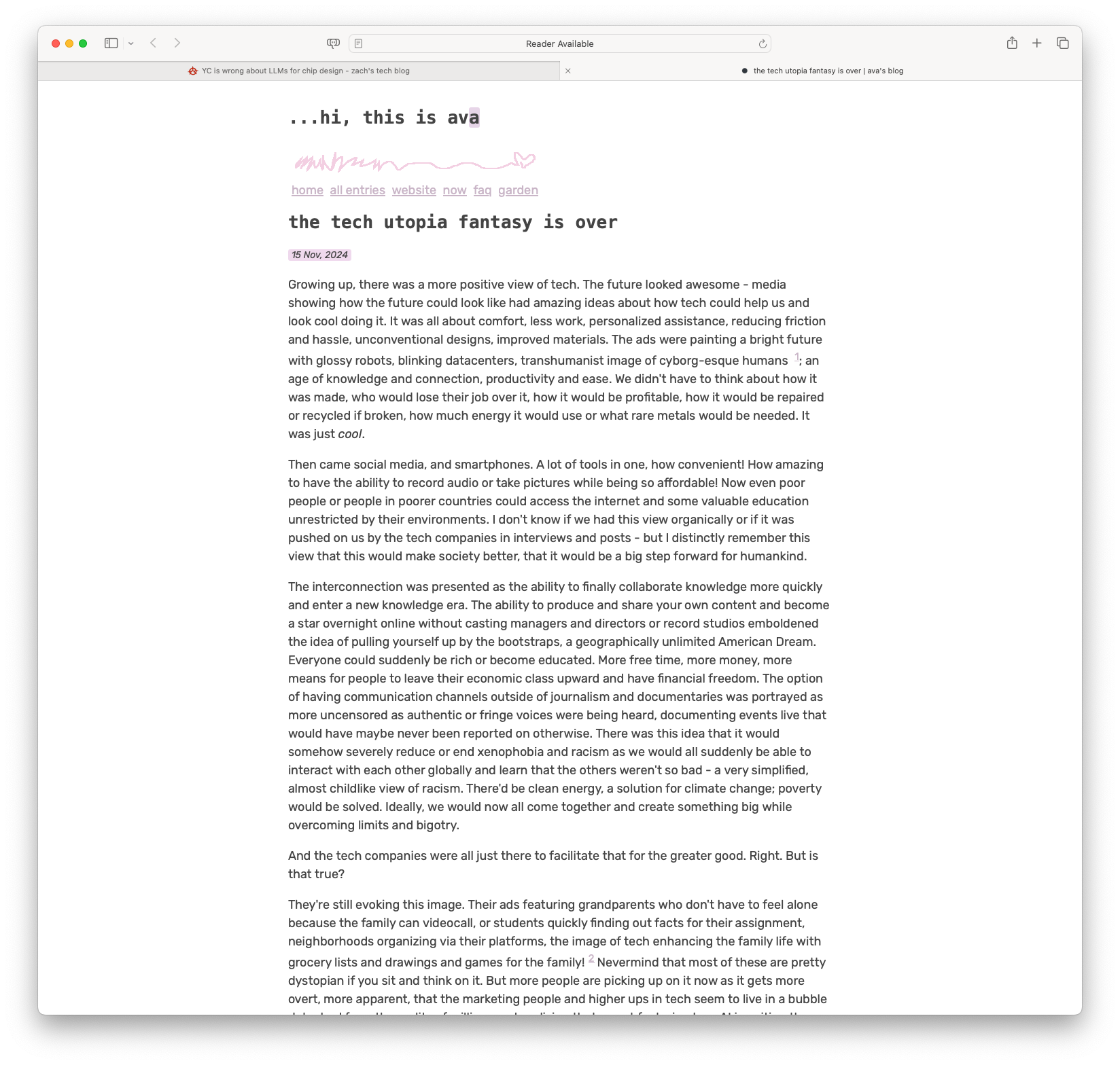 The Tech Utopia Fantasy is Over