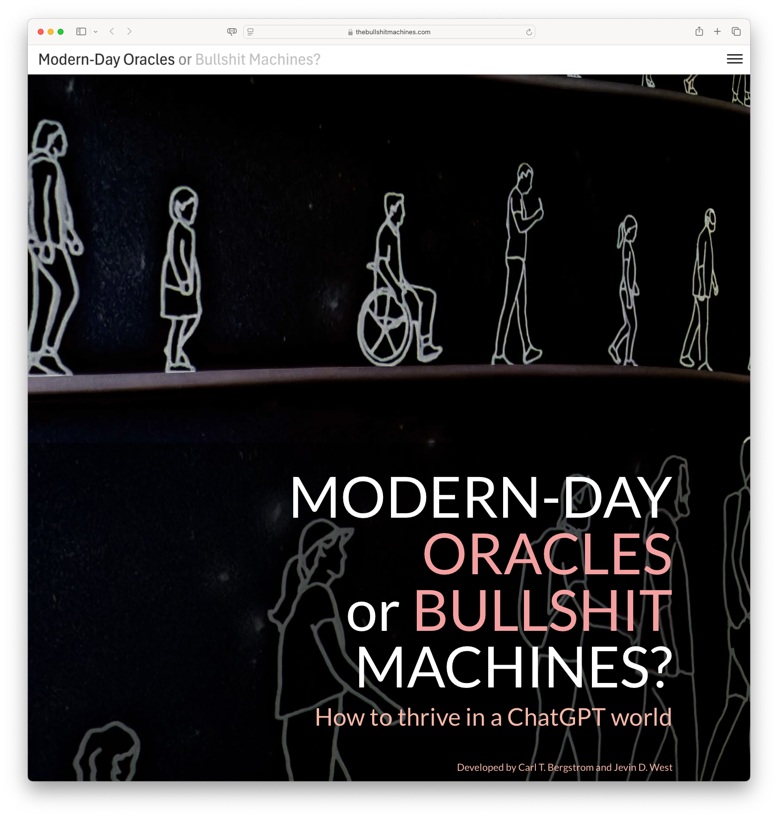 Modern-Day Oracles or Bullshit Machines?