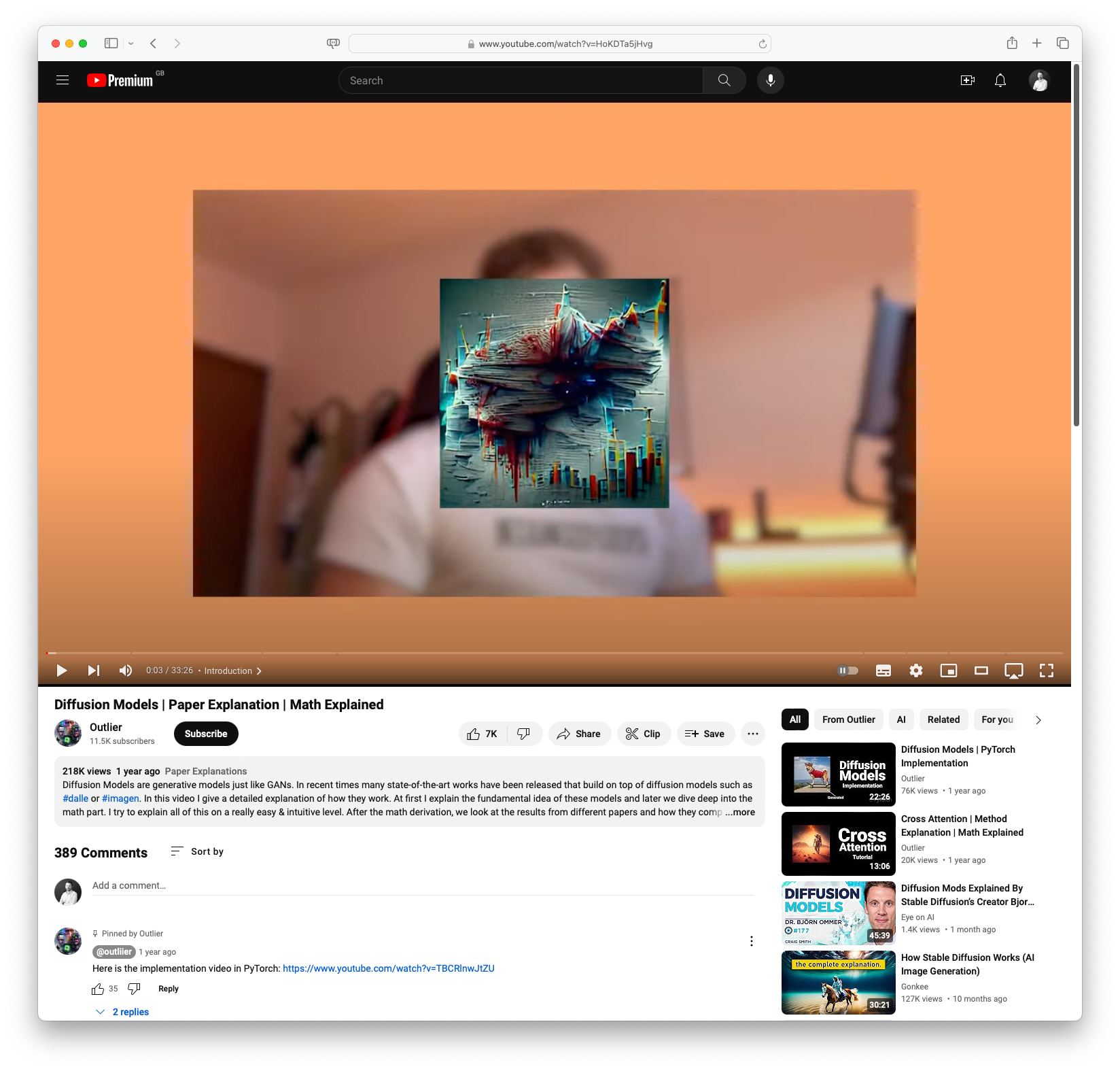 Diffusion Models - Paper Explanation - Math Explained (youtube.com)