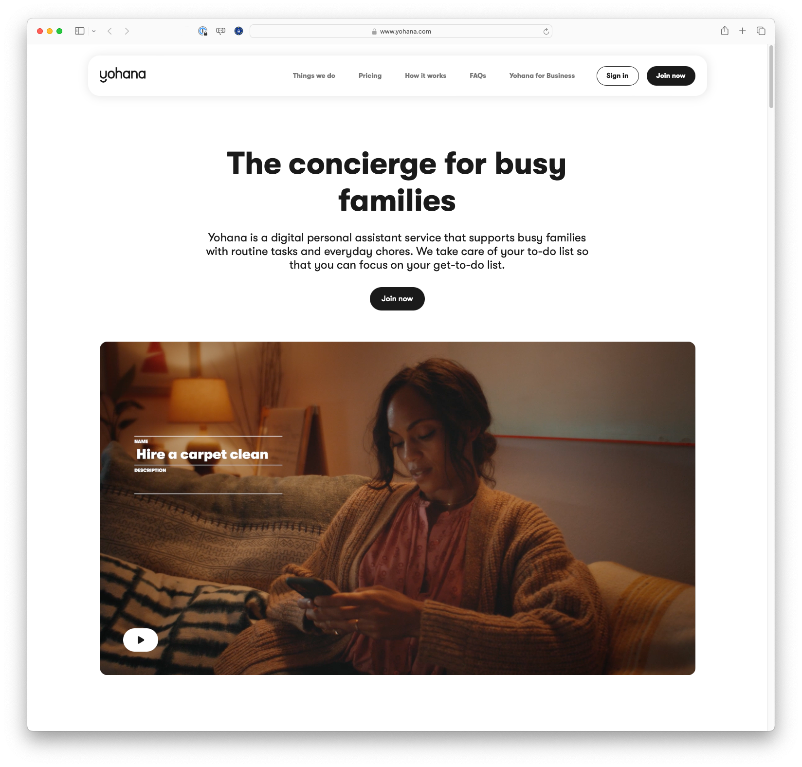 Yohana: The Ultimate Concierge for Busy Families
