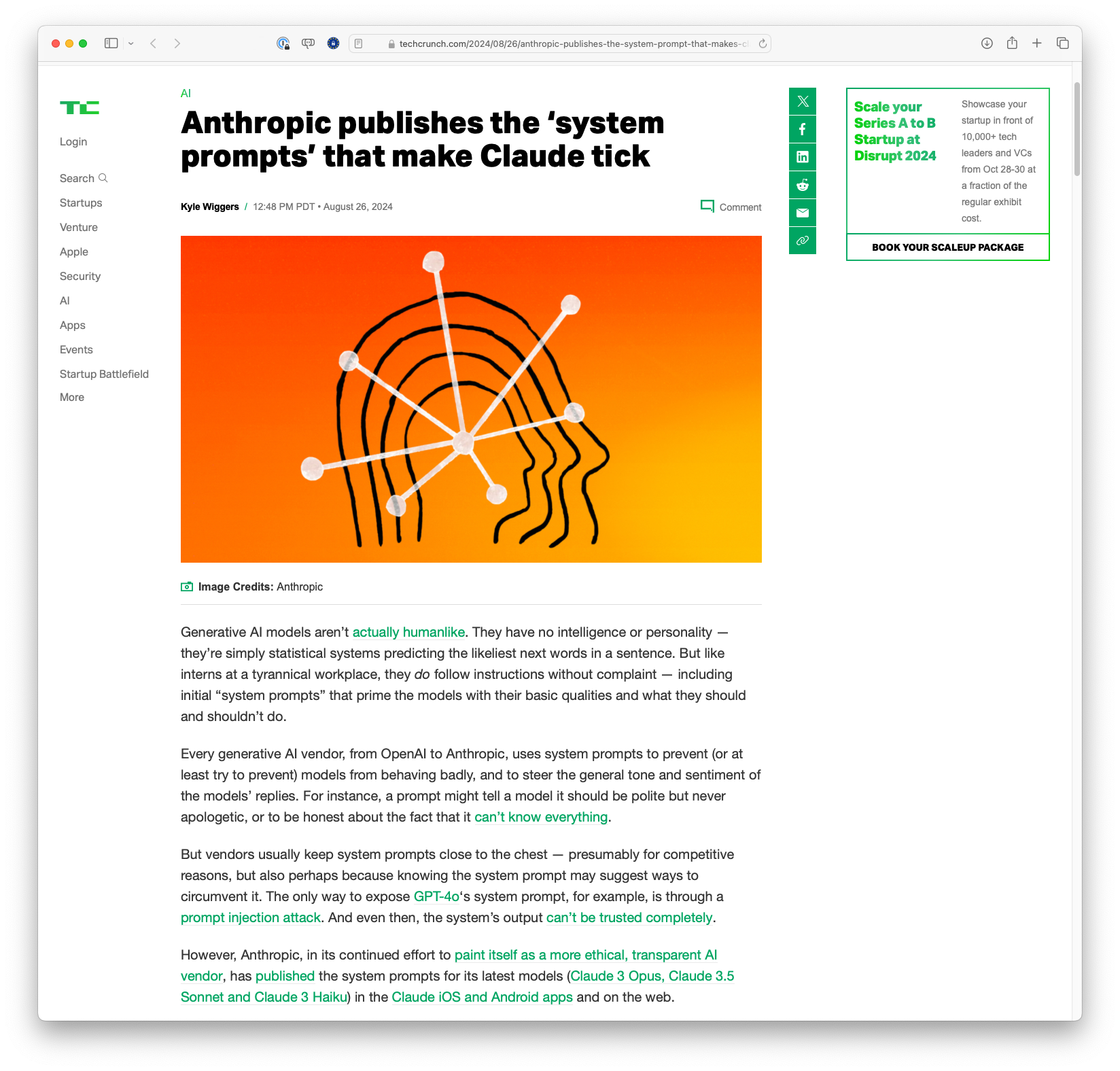 Anthropic Publishes the ‘System Prompts’ That Make Claude Tick