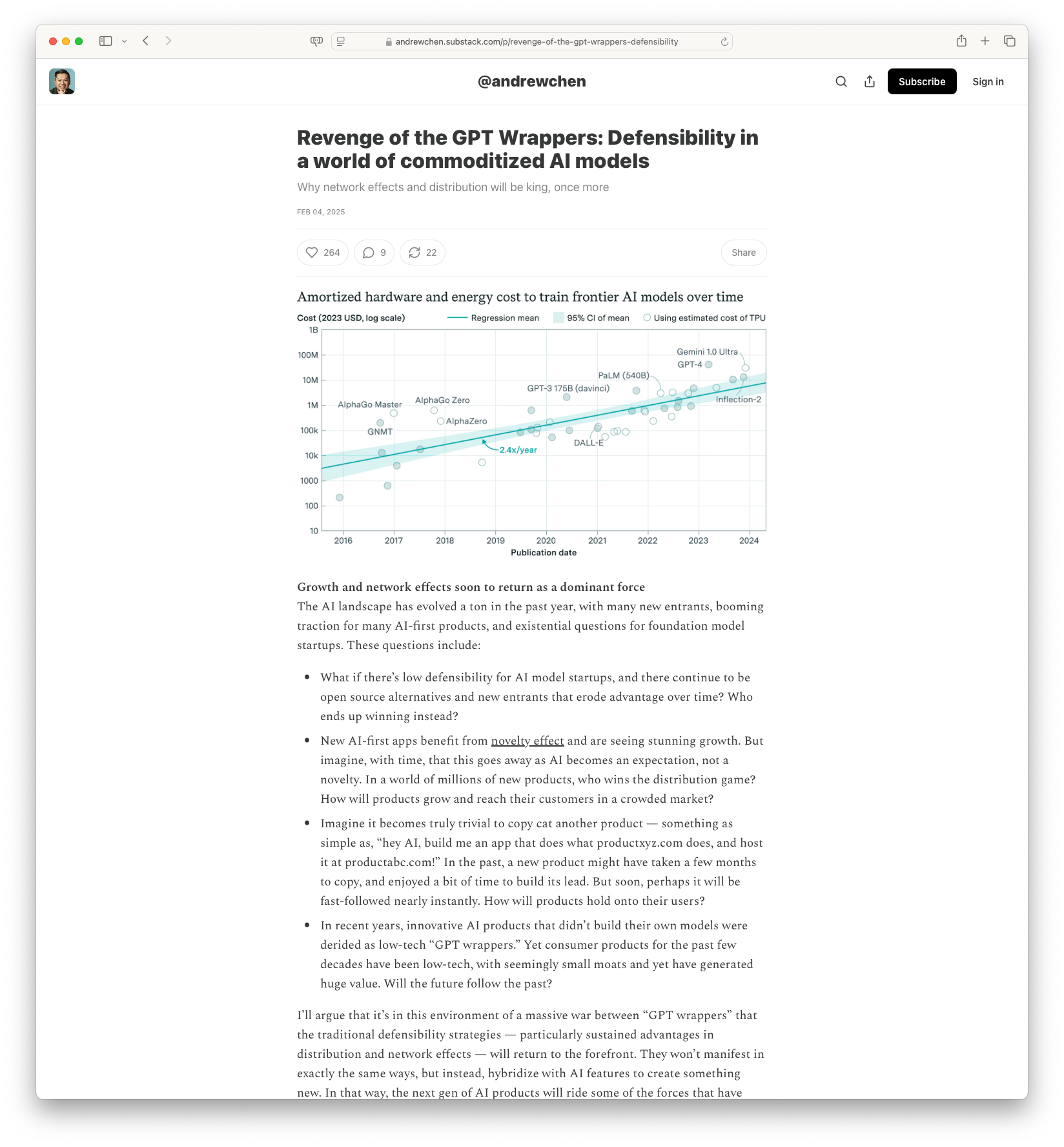 Revenge of the GPT Wrappers: Defensibility in a world of commoditized AI models