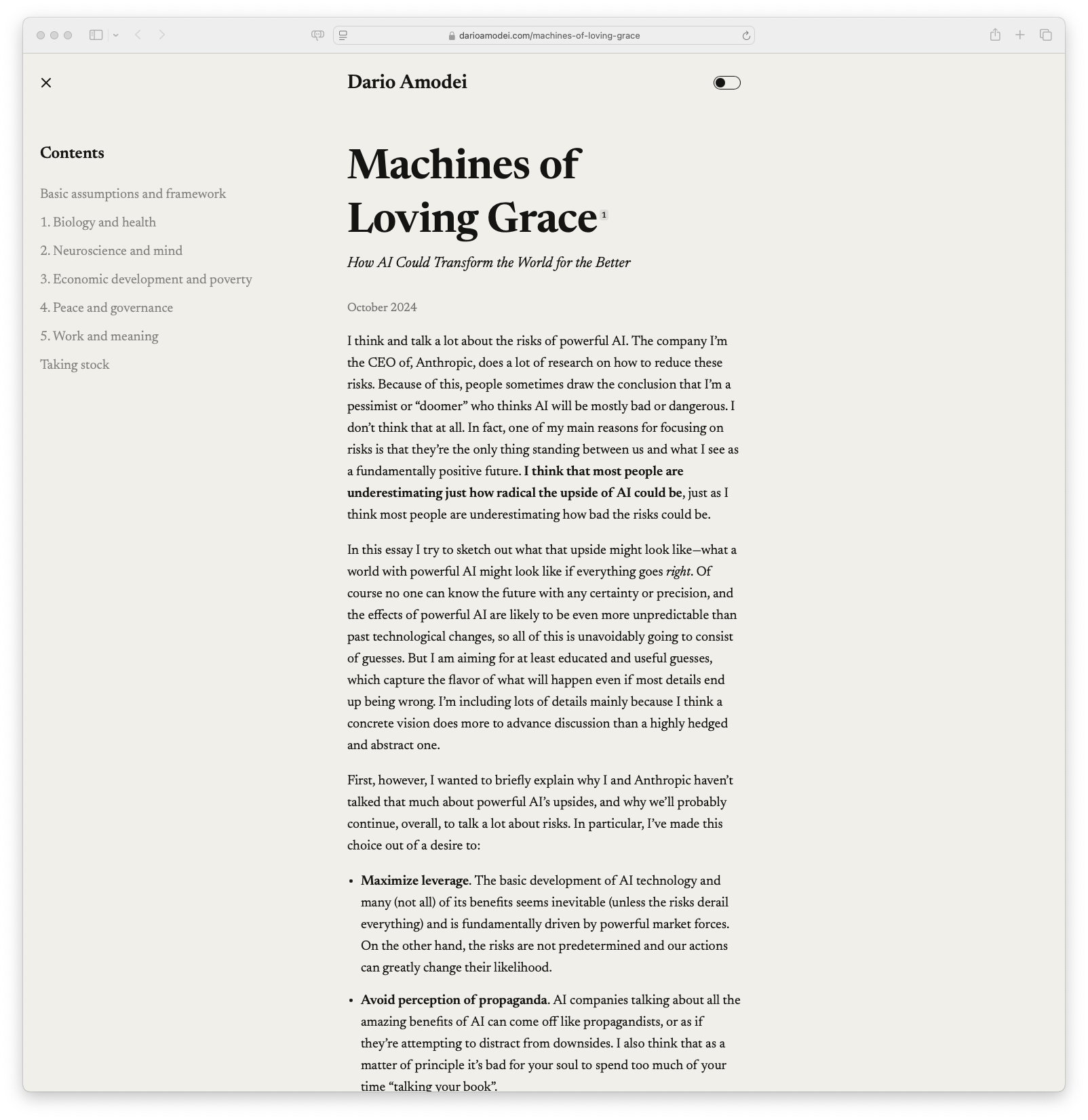 Machines of Loving Grace
