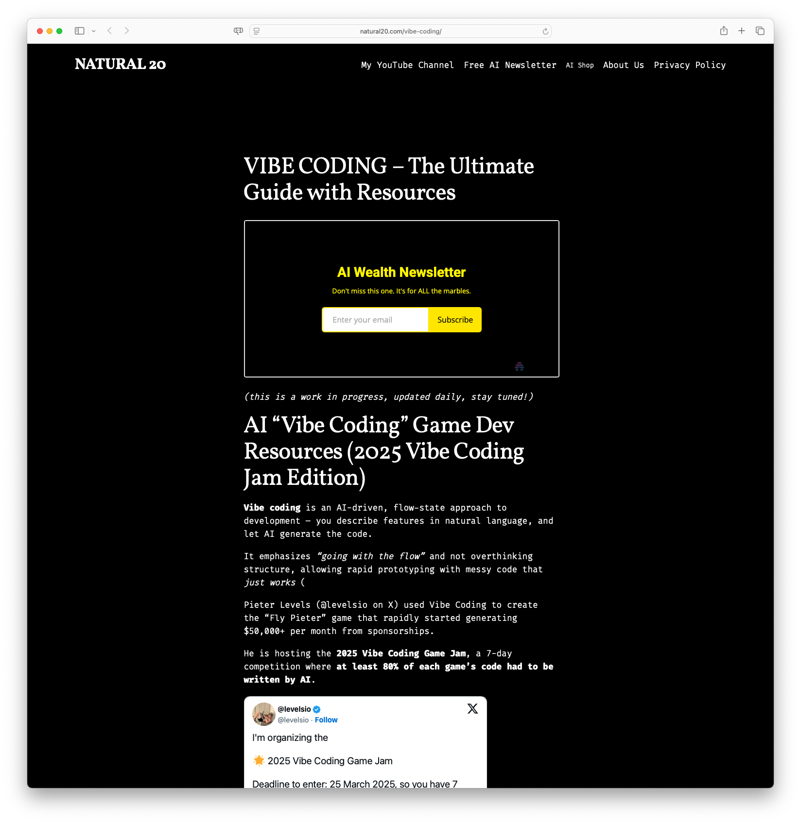 VIBE CODING – The Ultimate Guide with Resources
