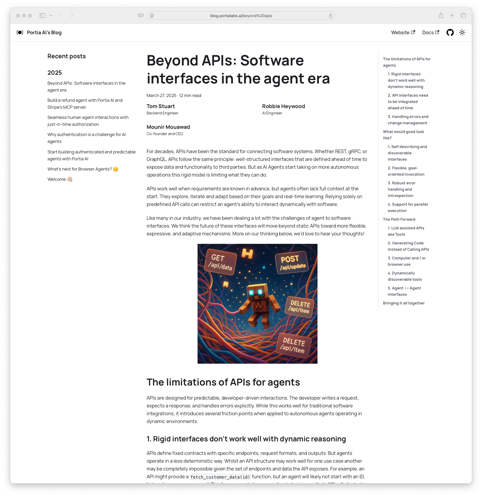 Beyond APIs: Software Interfaces in the Agent Era