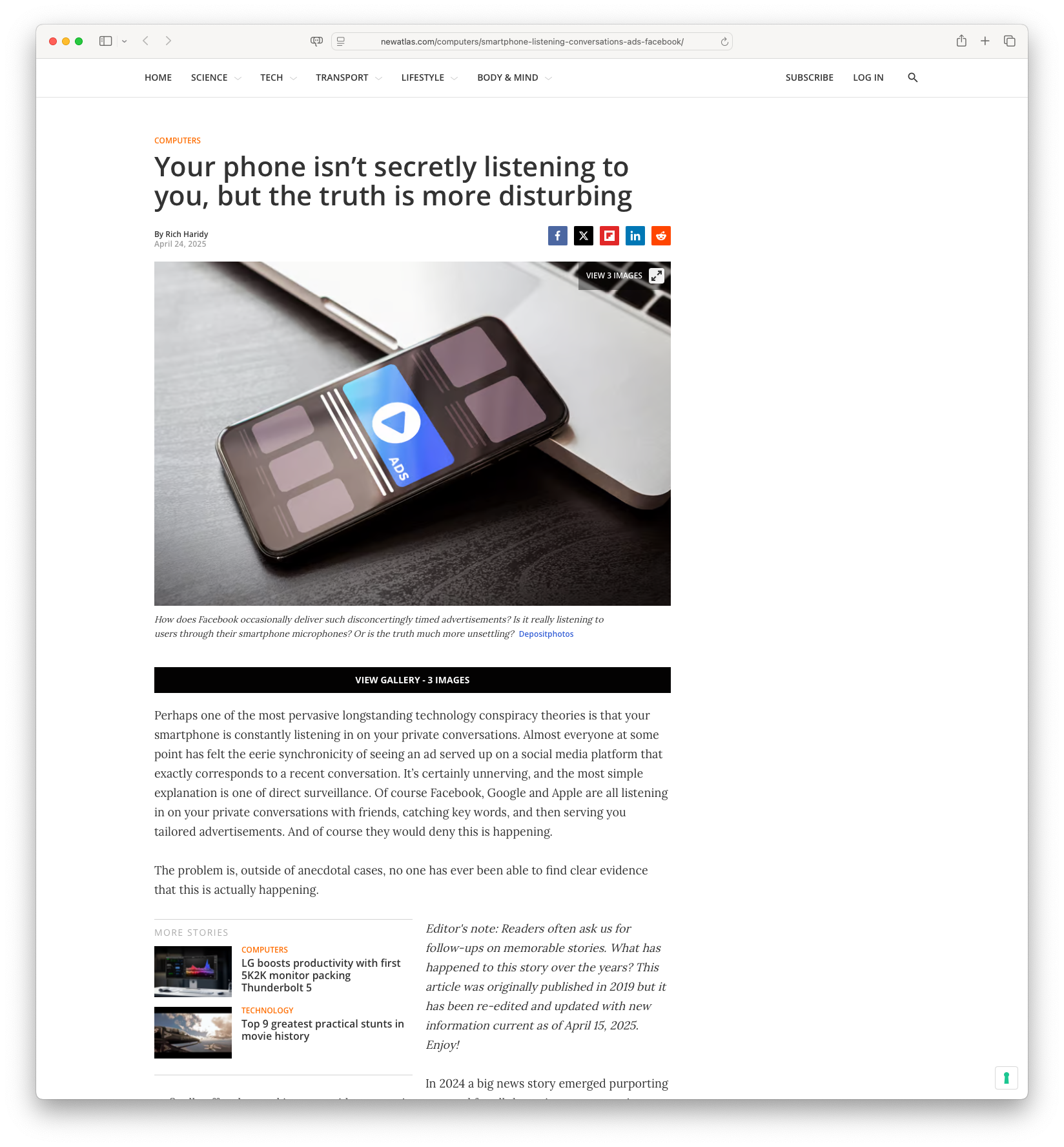 Your phone isn't secretly listening to you, but the truth is more disturbing