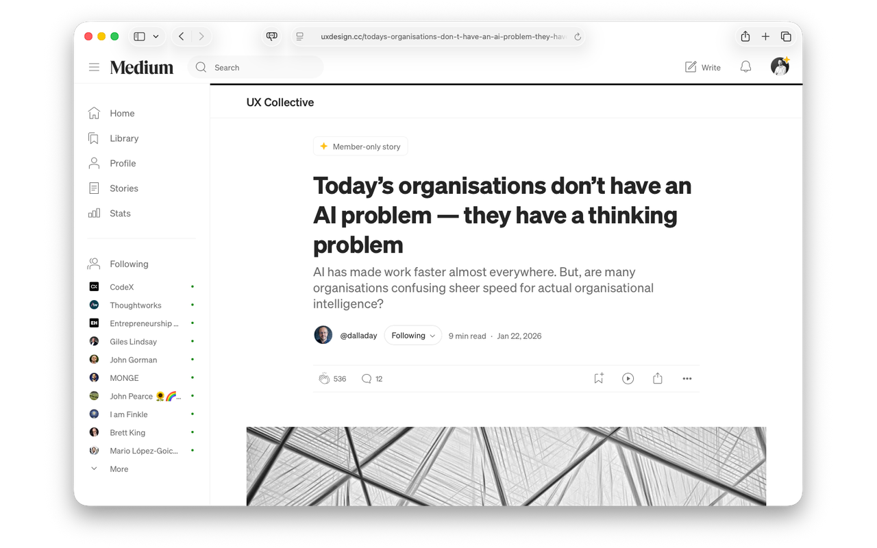Today's organisations don't have an AI problem — they have a thinking problem