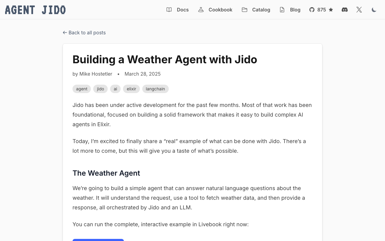 Agent Jido · Agent Jido