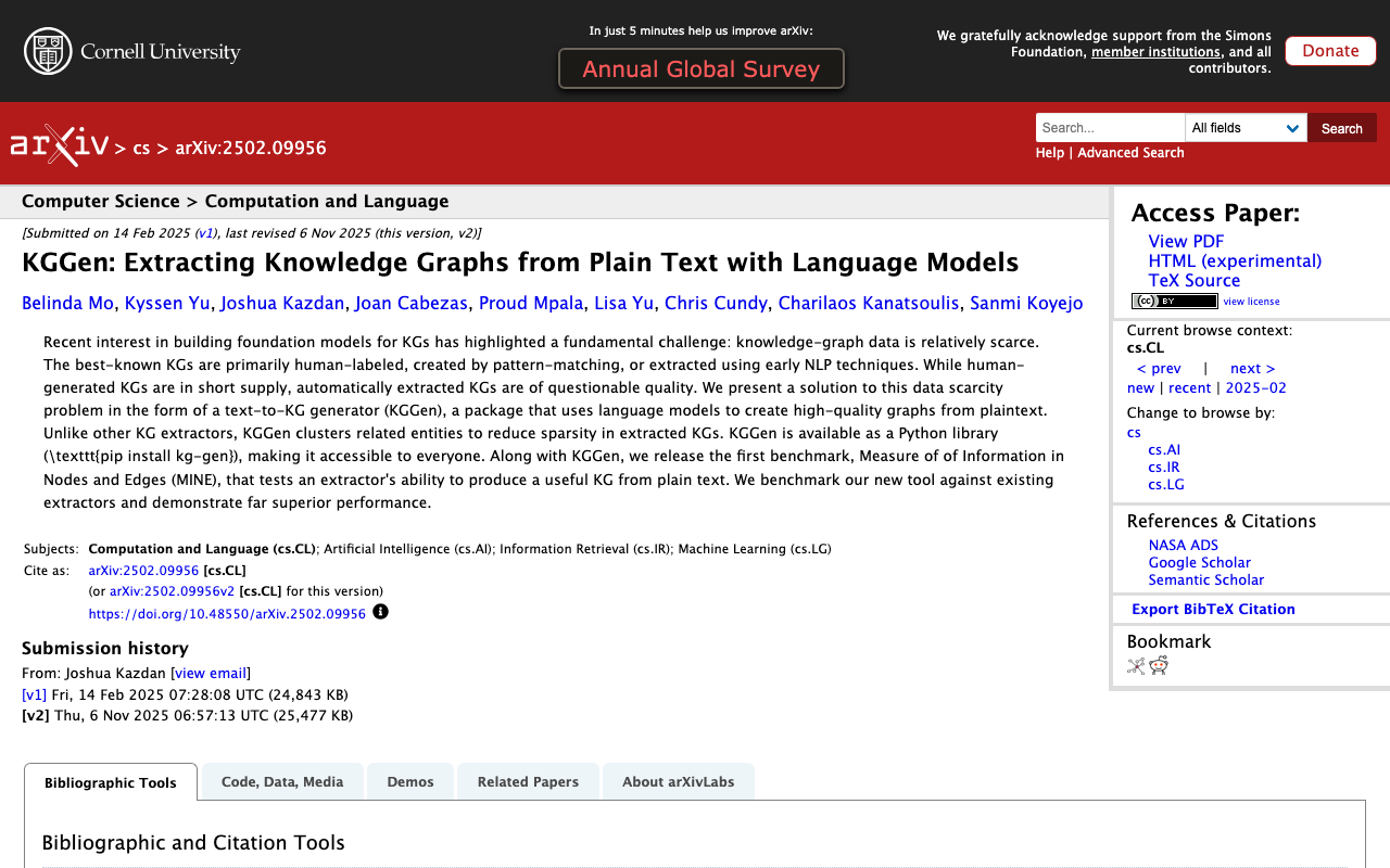 KGGen: Extracting Knowledge Graphs from Plain Text with Language Models